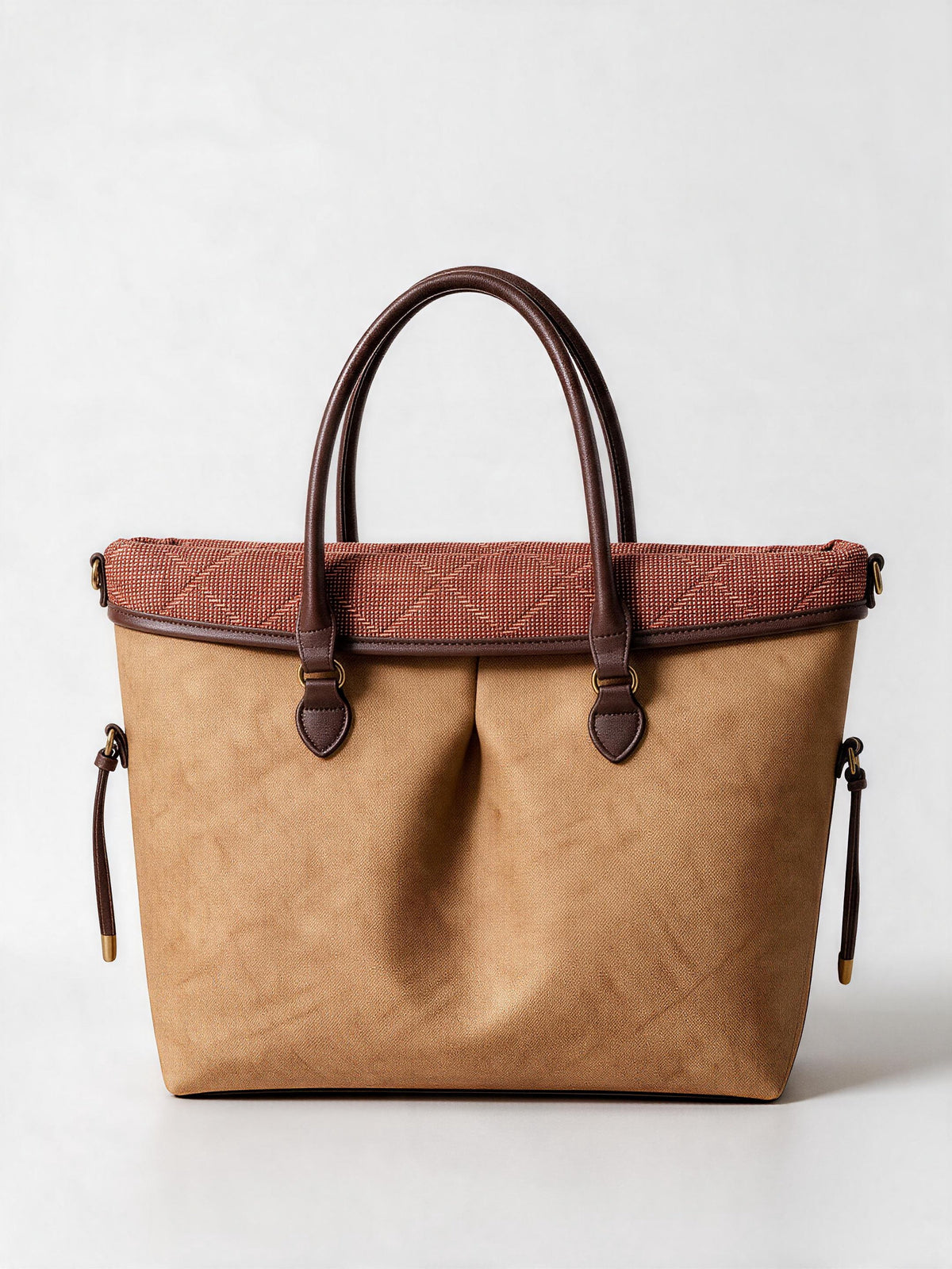 Bazaar Tote — Camel & Rust