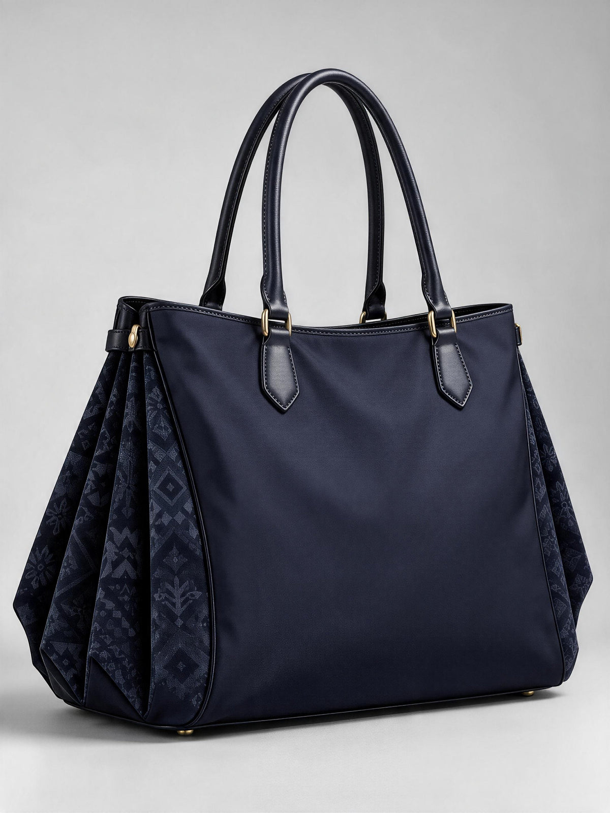 Fold Tote — Navy